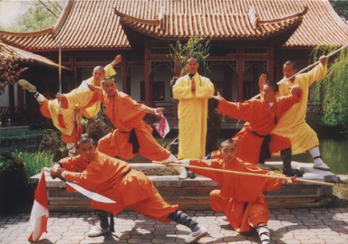 Esibizione delle coreografie di Wushu dei Monaci del Tempio di Shaolin